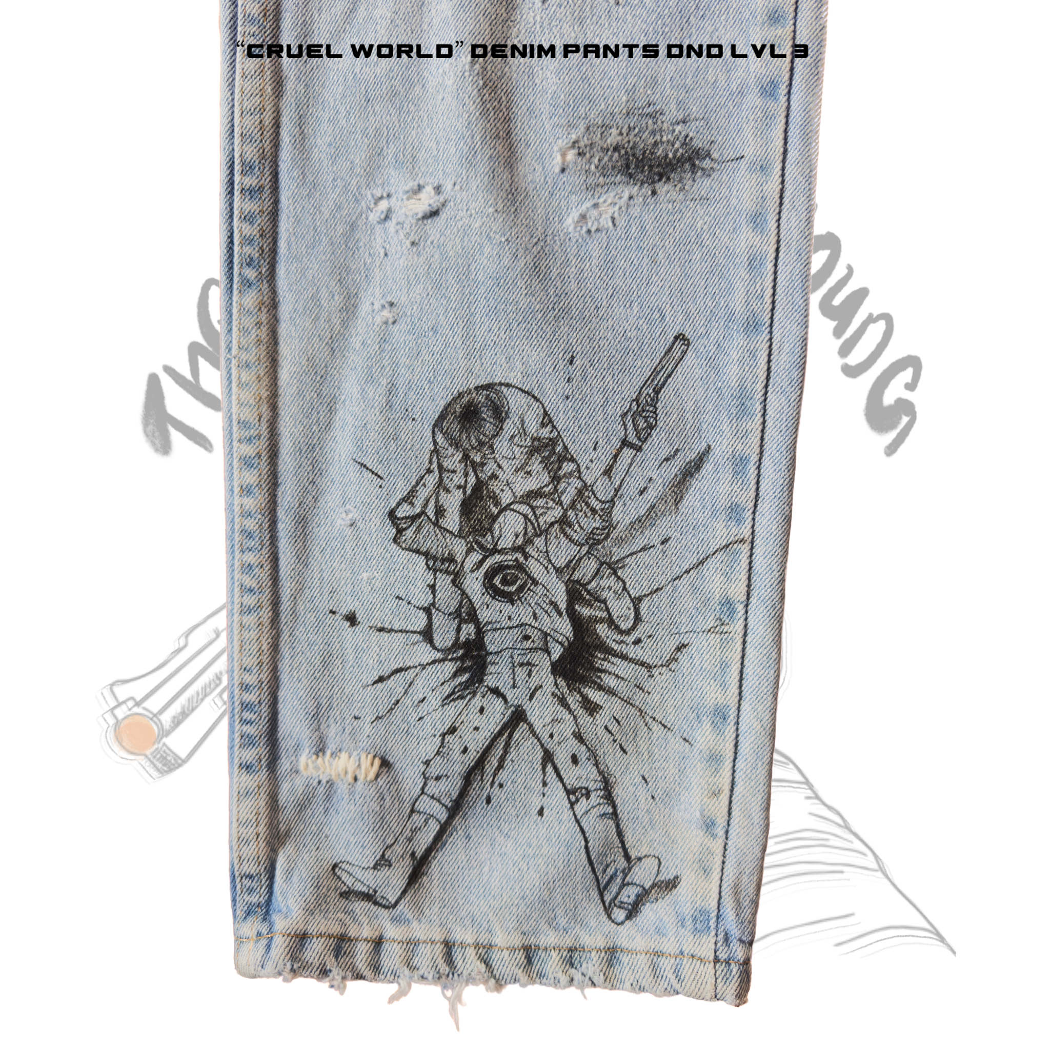 “Cruel World” Denim Pants DND LVL 3