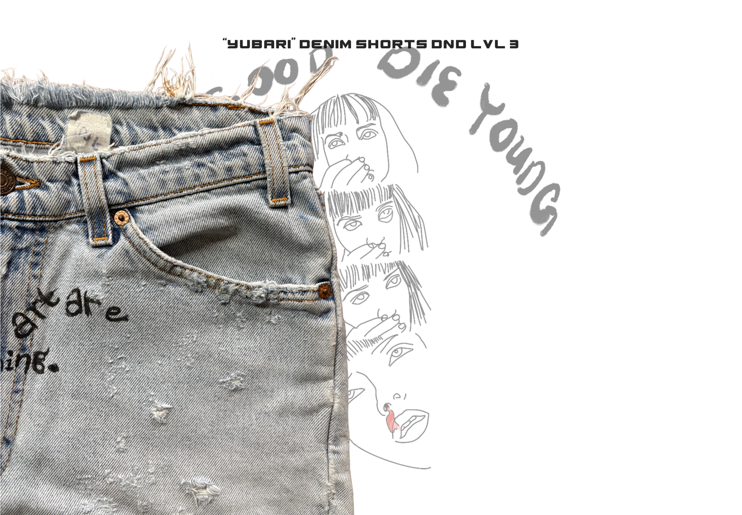 “Yubari” DND LVL 3 Denim SHORTS